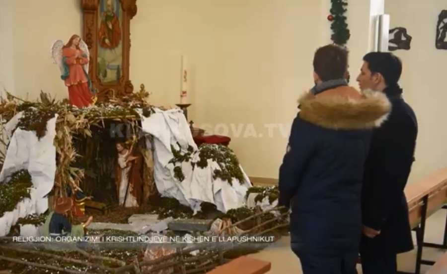 Organizimi i krishtlindjeve në kishën e Llapushnikut (VIDEO)