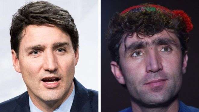 Këngëtari i dasmave në Afghanistan që duket si Justin Trudeau