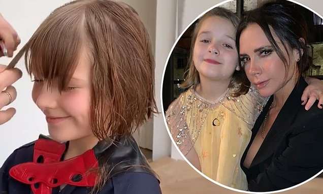 Viktoria Beckham i bën një stil interesant të flokëve vajzës së saj të vogël