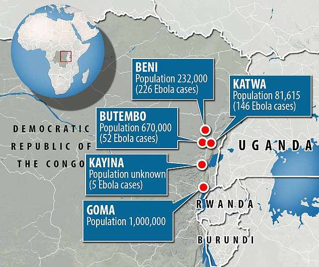 Ebola në Kongo po përkeqësohet, 14 raste të reja brenda një dite