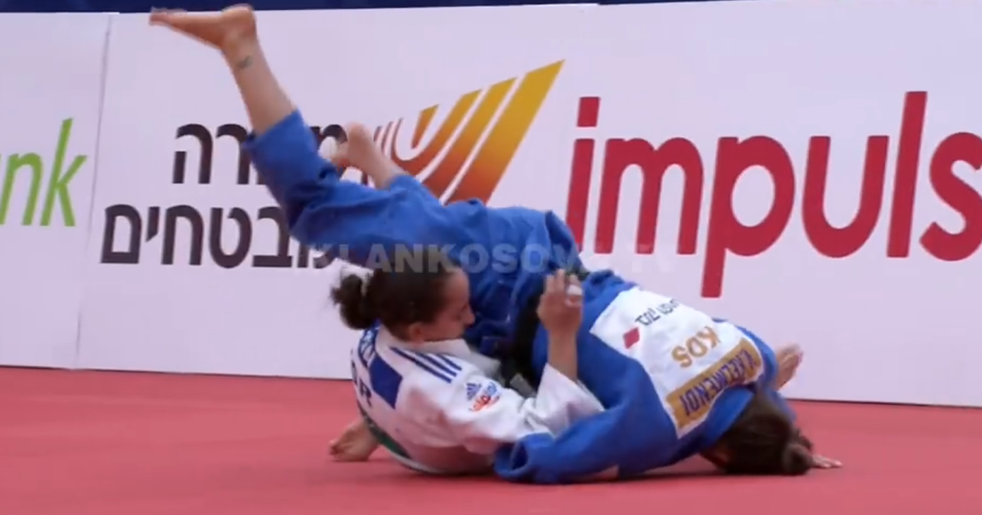 Momenti kur Majlinda Kelmendi fitoi në Izrael (VIDEO)