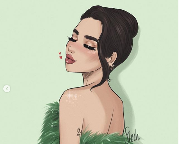 Dua Lipa vlerëson artin e adhuruesve të saj