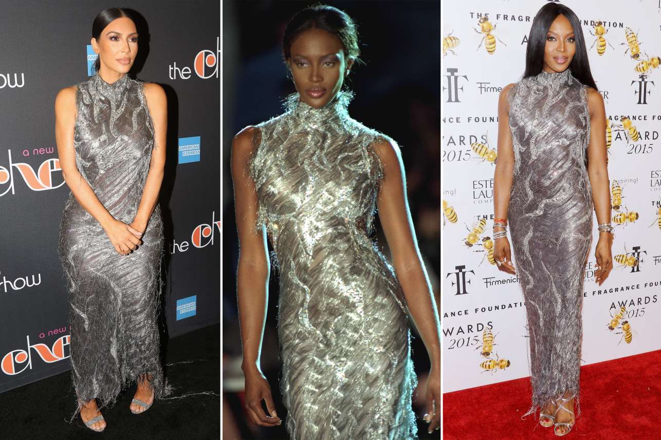 Kim Kardashian s'mund të ndalojë së kopjuari Naomi Campbell (FOTO)