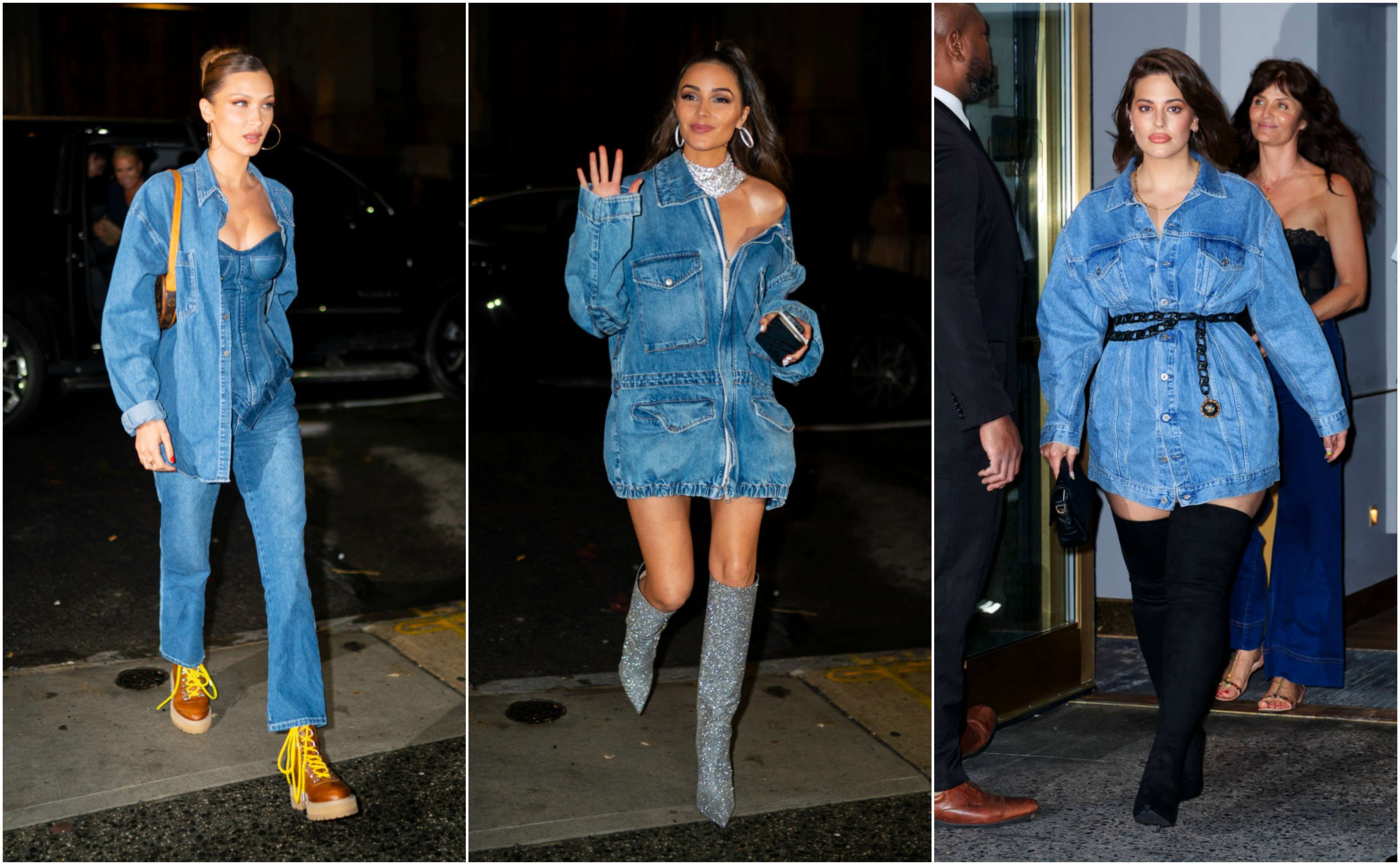 Kështu u dukën yjet me veshje nga farmerka në ditëlindjen e Gigi Hadid (FOTO)