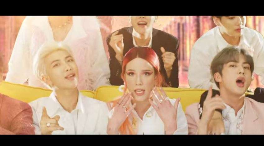 Halsey publikon këngën “Boy With Luv”