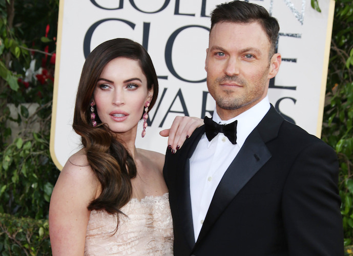 Megan Fox shihet si rrallë herë me burrin