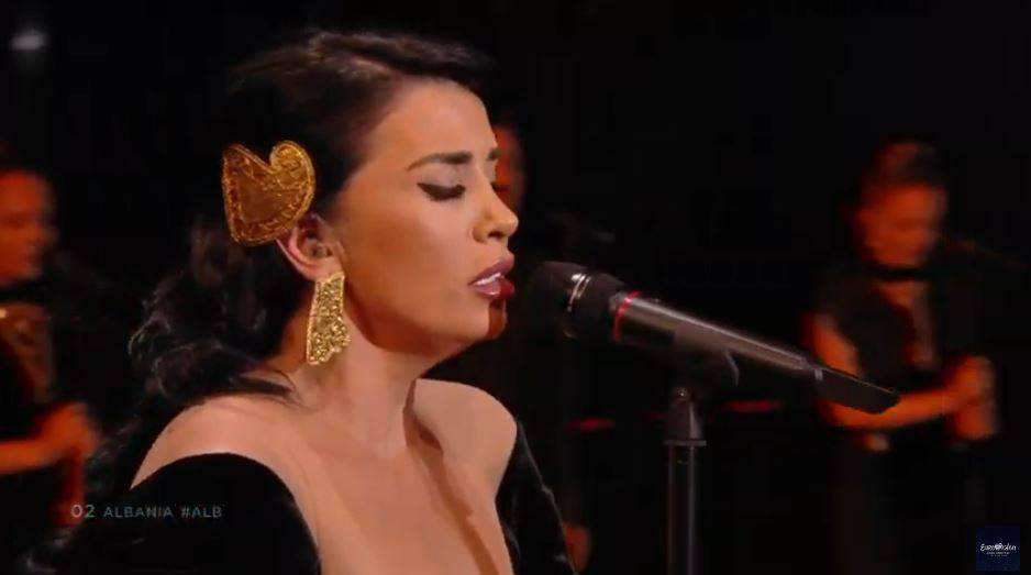 Nis finalja e Eurovisionit, Jonida Maliqi performon e dyta