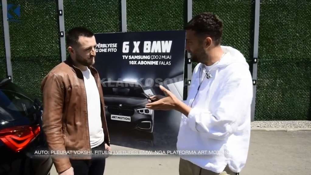 Pleurat Vokshi, fitues i BMW nga platforma Art Motion (VIDEO)