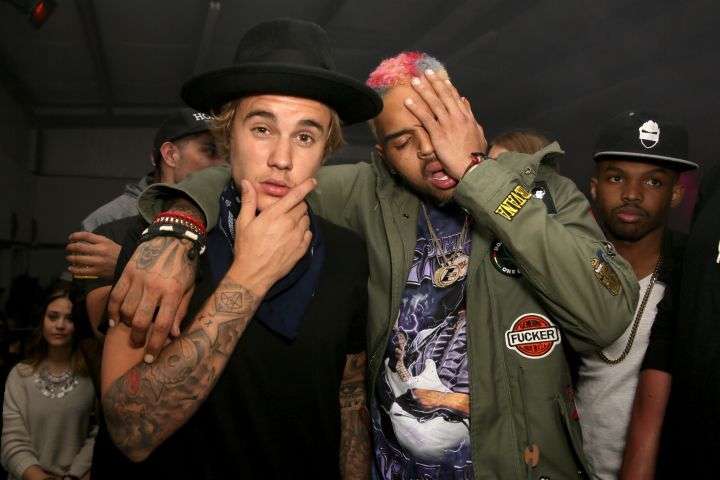 Chris Brown i përgjigjet postit të Justin Bieber
