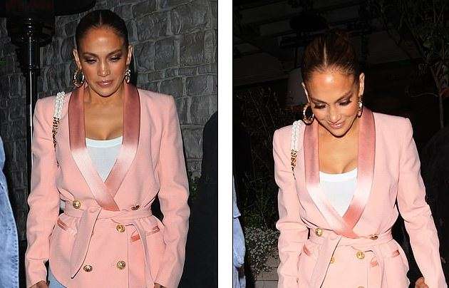 Në darkë me miqtë, Jennifer Lopez me linja perfekte