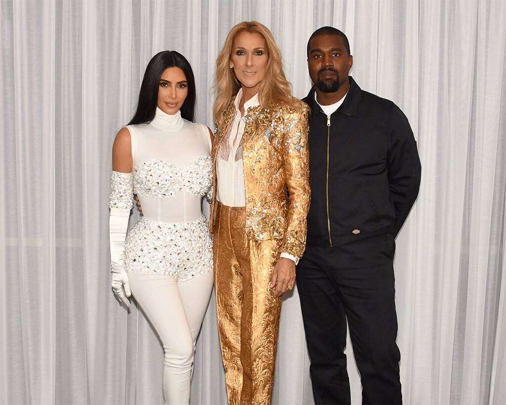 Kim Kardashian feston pesëvjetorin e martesës në koncertin e Celine Dionit