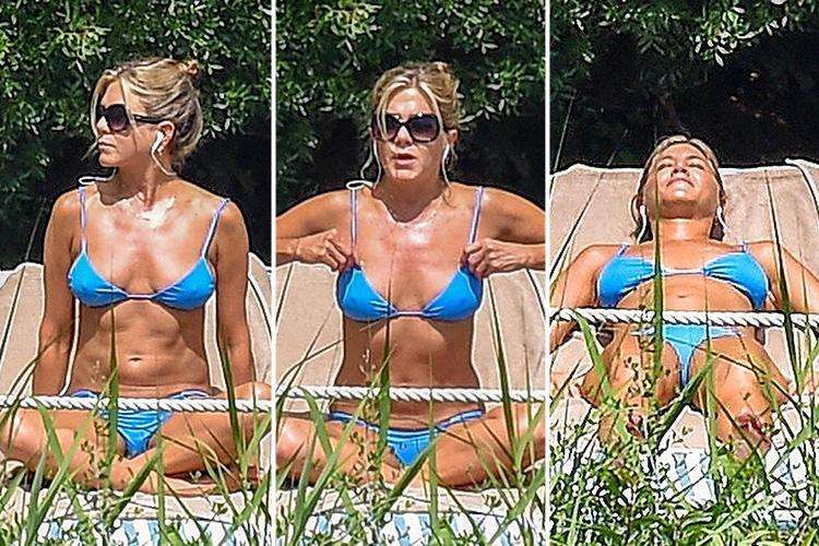 Jennifer Aniston shfaq linjat seksi