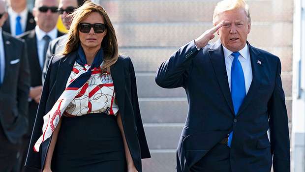 Zonja e Parë injoron Trumpin, nuk ia kap dorën pas arritjes në Britani  (VIDEO)