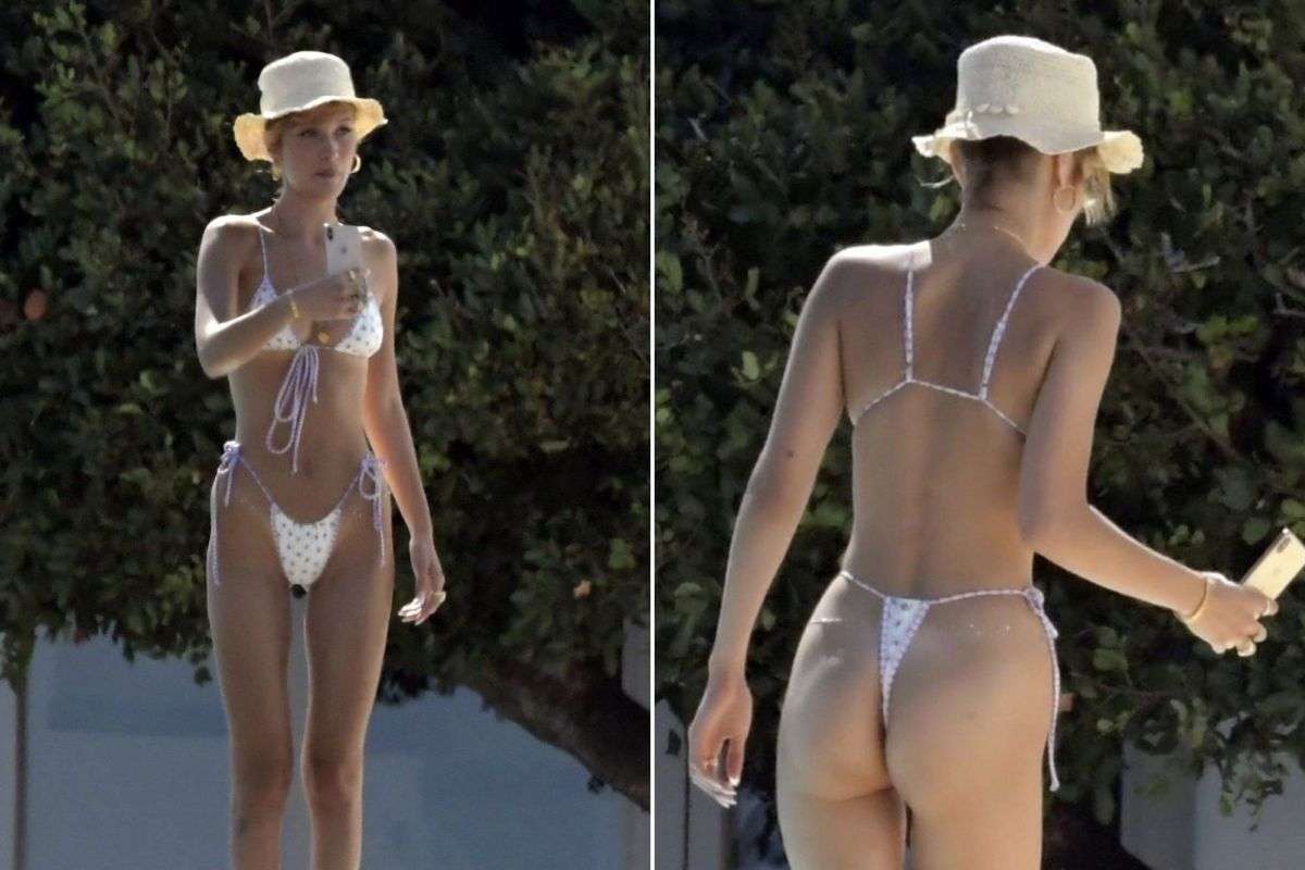 Bella Hadid i kombinon bikinet me aksesor 12 mijë dollarësh