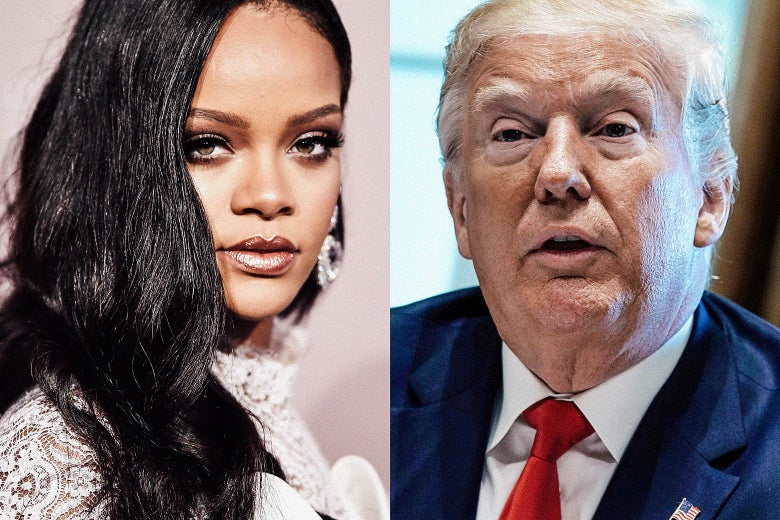 Rihanna shpërthen ndaj Trump për sulmet në SHBA