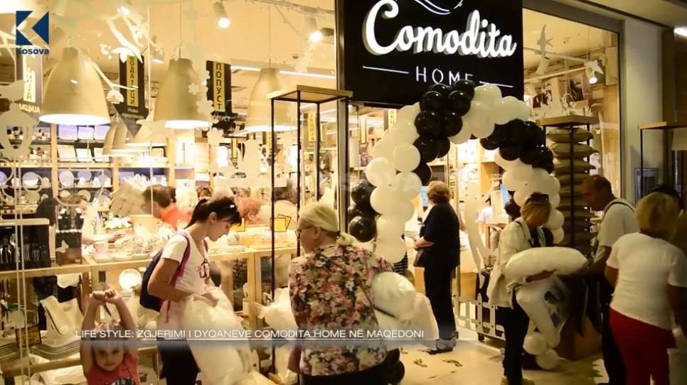Rrjeti i "Comodita Home" zgjerohet edhe me një dyqan në Shkup (VIDEO)