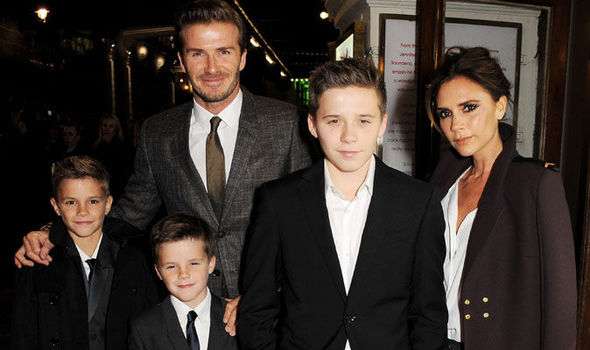 Familja Beckham sot ka festë