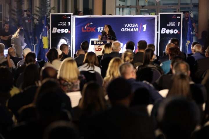 Vjosa Osmani sot prezanton programin qeverisës në Istog