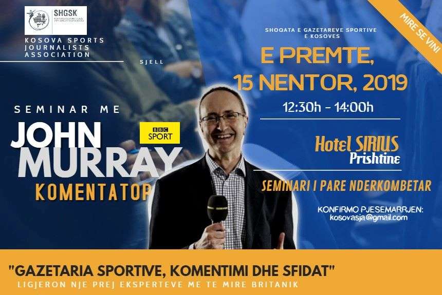 Komentatori i njohur britanik mban seminar në Kosovë