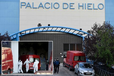 Madrid: Salla e patinazhit kthehet në morg