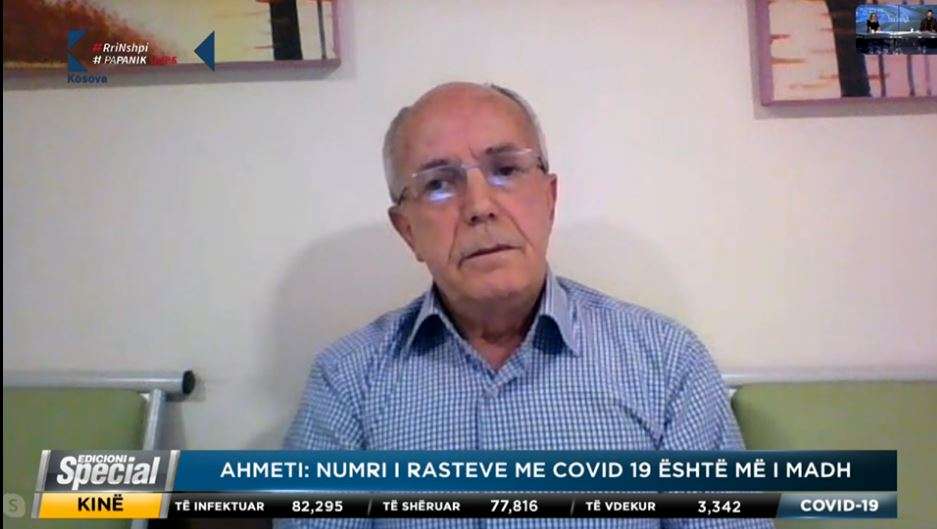Infektologu Ahmeti: Numri i të infektuarve me koronavirus mund të jetë edhe më i madh