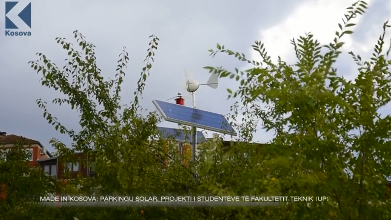Parkingu solar, projekti i studentëve të Fakultetit Teknik (VIDEO)