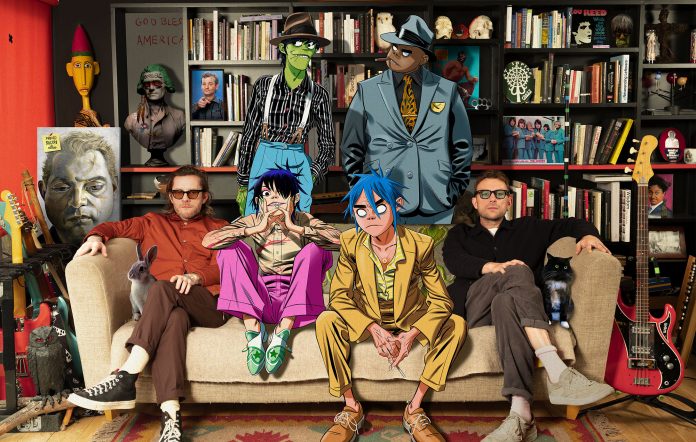 Në plane një film i animuar i Gorillaz