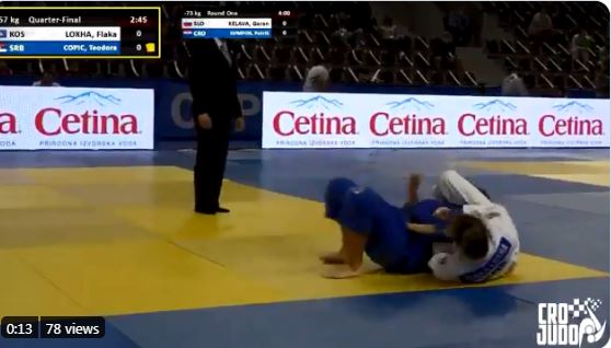 Flaka Loxha shkon në finalen e Kupës Evropiane të Xhudos në Dubrovnik