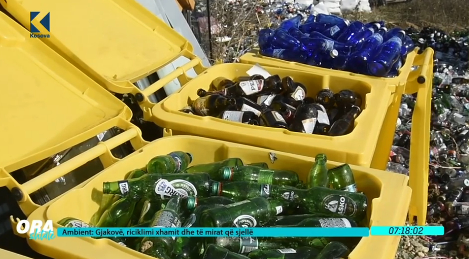 Gjakovë, riciklimi i xhamit dhe të mirat që sjell (VIDEO)