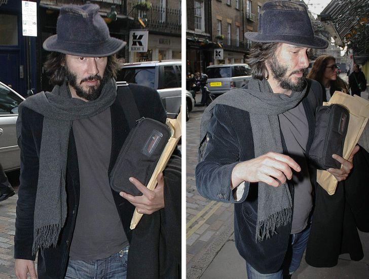 Sa herë Keanu Reeves ndryshoi imazhin, na bëri ta duam edhe më shumë (FOTO)