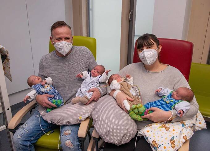 Shqiptari bëhet baba i katërnjakëve në Gjermani