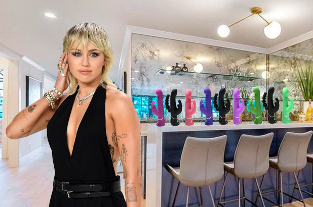 Miley Cyrus dekoron shtëpinë e saj me lodra seksi