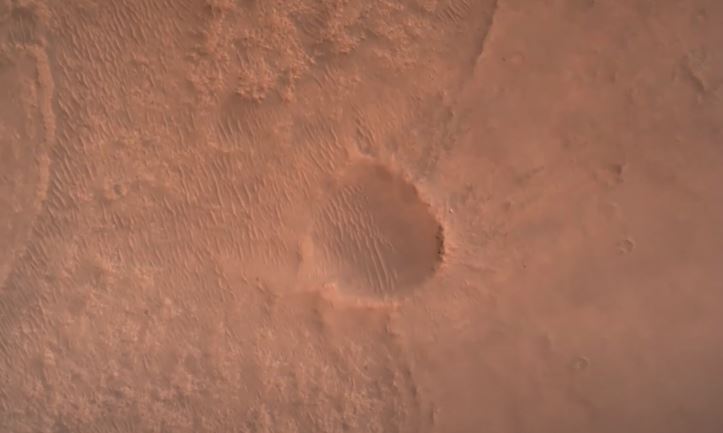 Momenti kur fluturakja ulet në Mars