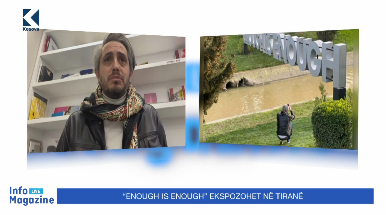 Artisti Alban Muja tregon se ku u inspirua për instalacionin “Enough is enough” (VIDEO)