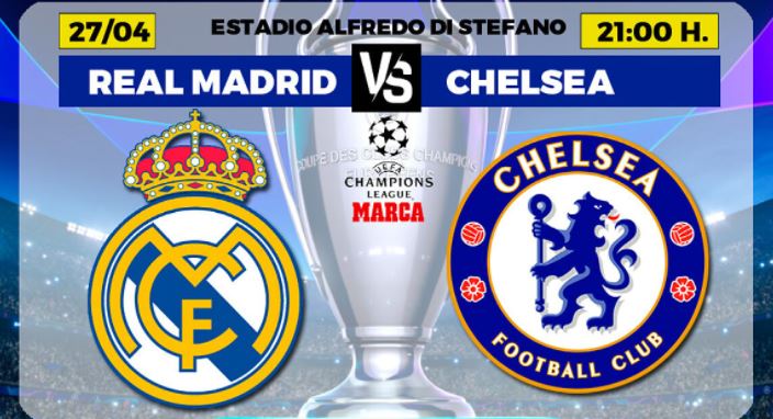 Formacionet zyrtare të ndeshjes Real Madrid-Chelsea