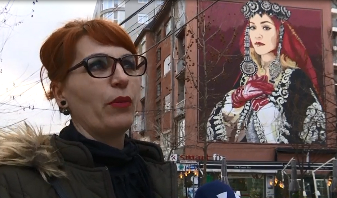 Topalli: Veshja kombëtare e Ritës na nxiti edhe më shumë për punimin e muralit