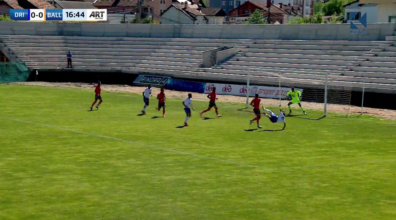 Drita kalon në epërsi ndaj Ballkanit - Shabani shënon super gol (VIDEO)