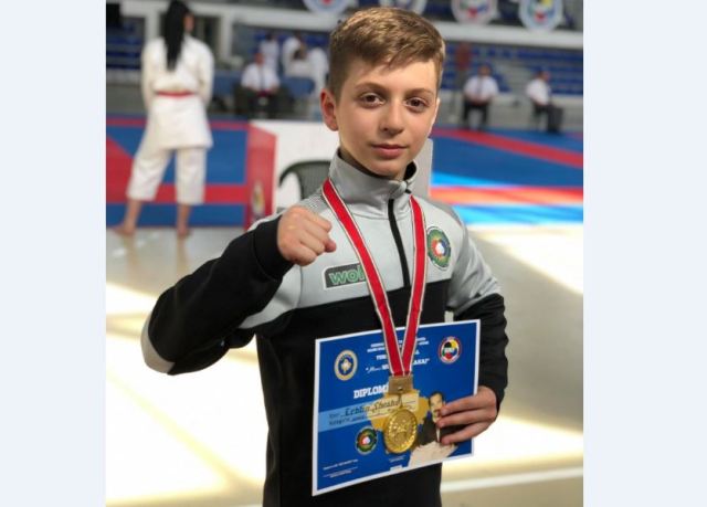 12 vjeçari kosovar fiton dy medalje në turneun ndërkombëtar në karate
