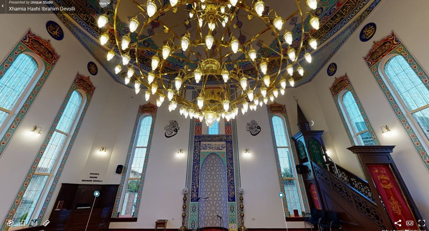 "Shëtitja" në formatin 3D brenda xhamisë “Haxhi Ibrahim Devolli” në Pejë (FOTO)