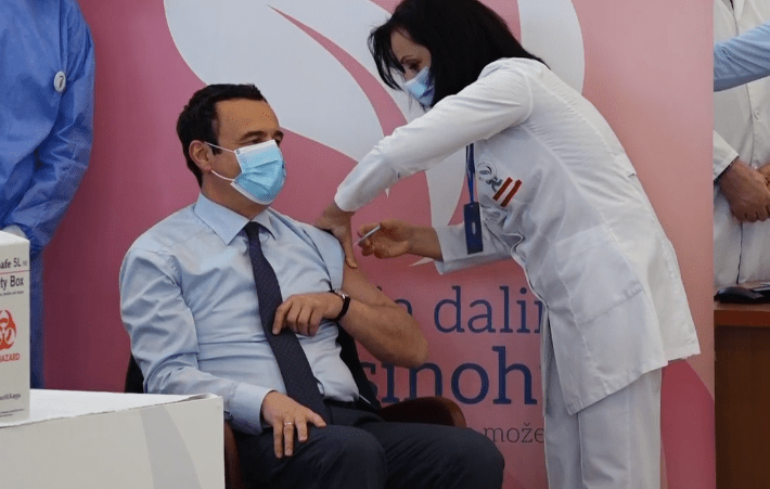 Kurti: Kemi synim që brenda vitit të imunizohen 60 përqind e popullatës