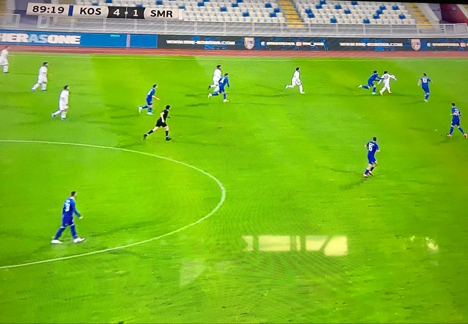 Shënon San Marino pesë minuta para përfundimit të takimit