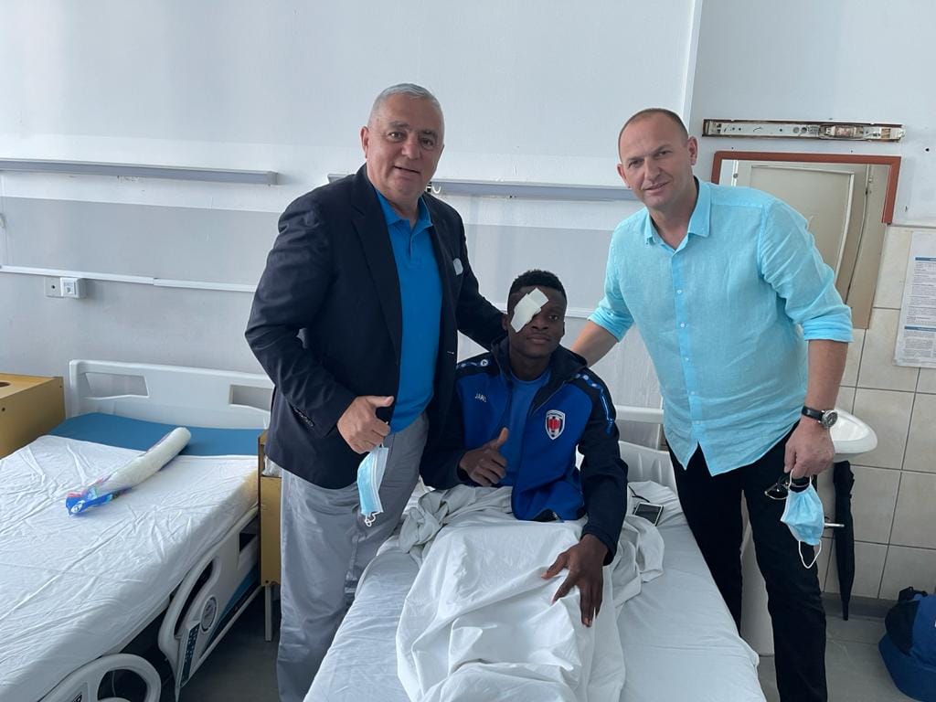 Futbollisti i Prishtinës lëndon syrin gjatë seancës së fundit stërvitore