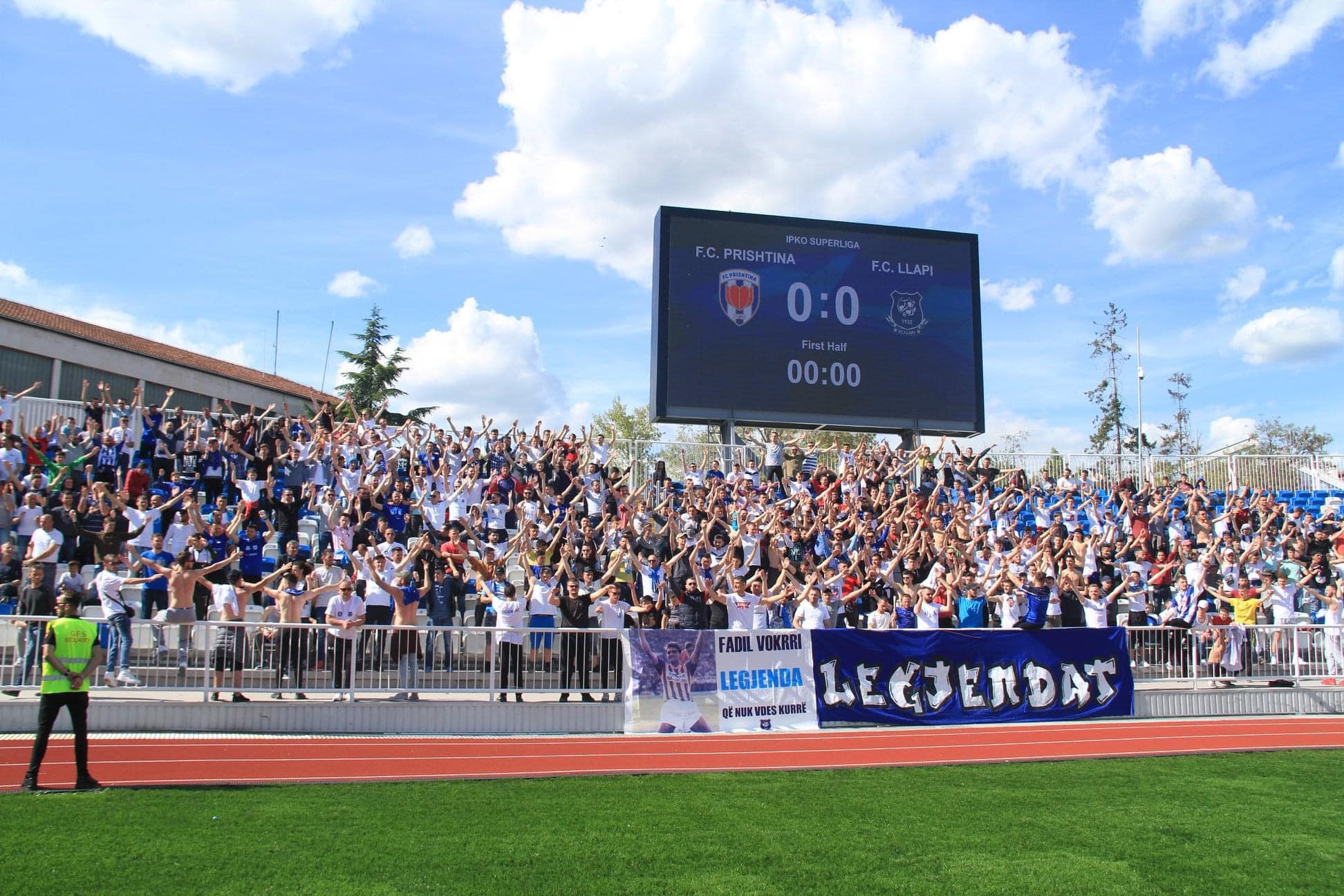 Stadiumi "Fadil Vokrri" hap dyert për herë të parë për shikues në duelin Llapi - Shkupi