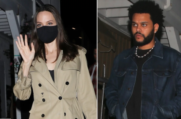 Angelina Jolie dhe The Weeknd shihen bashkë në Los Angeles (FOTO)