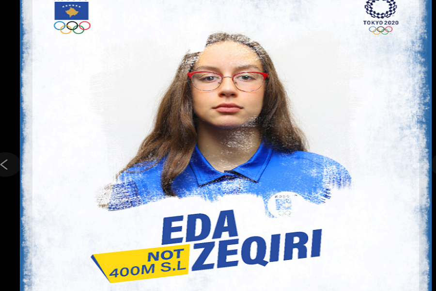 Eda Zeqiri pas pak garon në not, disiplinën 400 metra stil i lirë