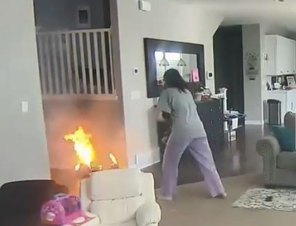 Hoverboardi shpërthen brenda shtëpisë (VIDEO)