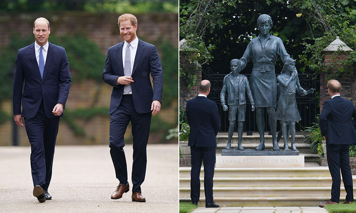 Harry e William ribashkohen për nder të nënës së tyre (FOTO)