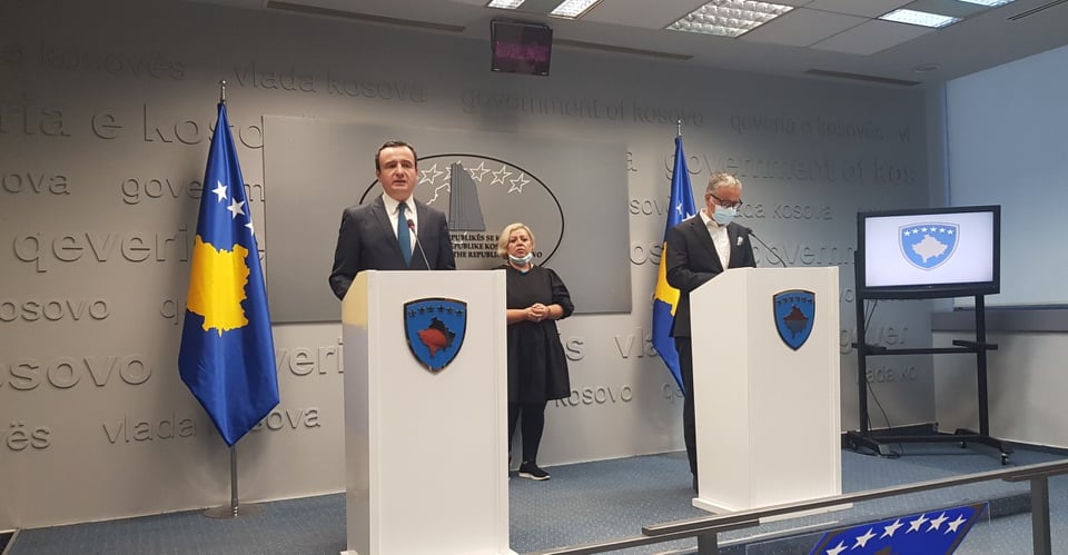 Kurti dhe Vitia u adresohen qytetarëve pas mbledhjes së Këshillit të Sigurisë Kombëtare
