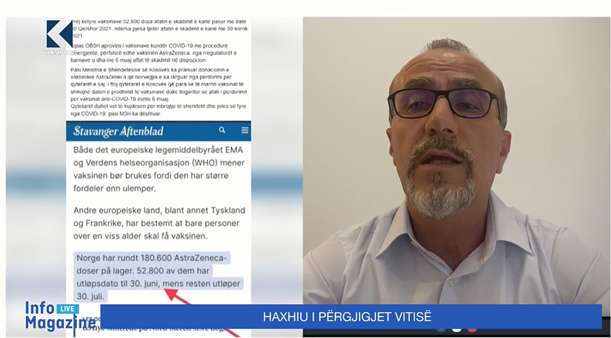 Haxhiu: Vitia keqmenaxhoi me pandeminë, kishte kohë të vallëzonte në dasma derisa virusi ishte mes nesh
