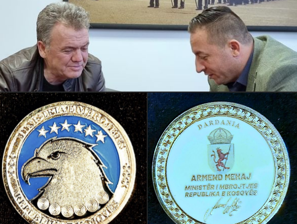 Ministri Mehaj i ndan medalje këngëtarit Ilir Shaqiri